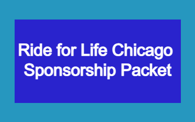 Ride for Life Chicago sponsorship button